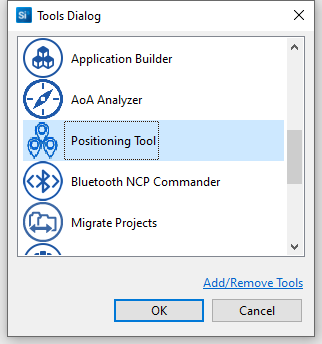 Tools Dialog