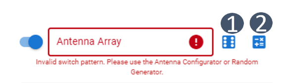 Custom switching pattern