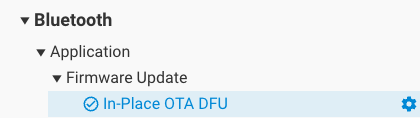 The required software component for adding OTA support to the application