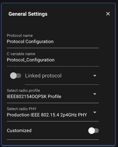 2.4GHz profile