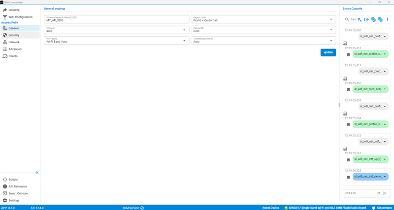General Settings Page