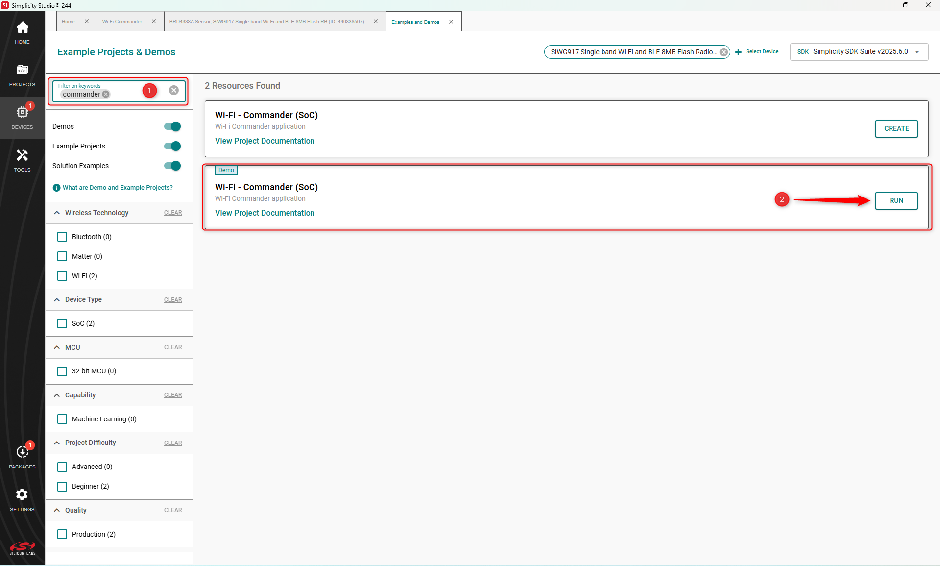 Flash Wi-Fi Commander firmware
