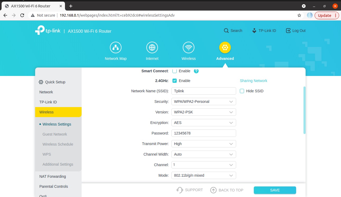 TP-Link AX1500 Wi-Fi 6 Router