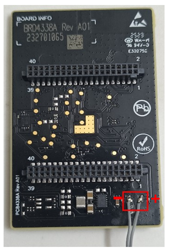 Current Measurement Point on Radio Board