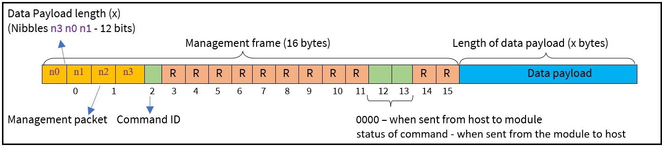 SPI Command Frame