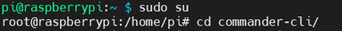 Navigate to commander-cli