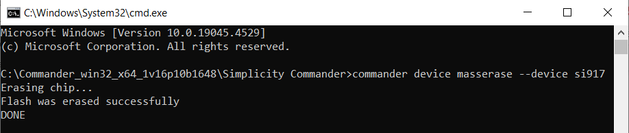 A black screen with white text Description automatically generated