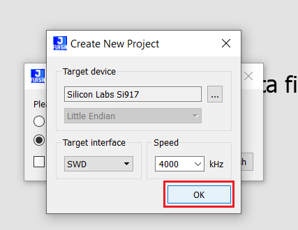 Create New Project