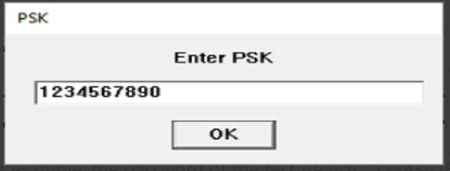 PSK Input prompt