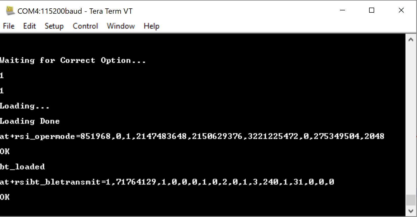 Final command prompt