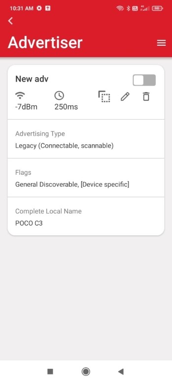 Checking Advertiser configuration