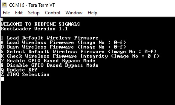 Bootloader Menu