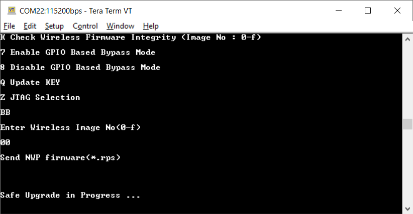 Fware Upgrade Inprogress