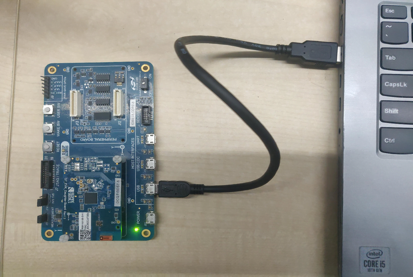 Linux Host to RS9116W EVK Connections