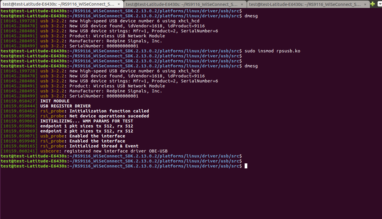 Insert USB Driver Module
