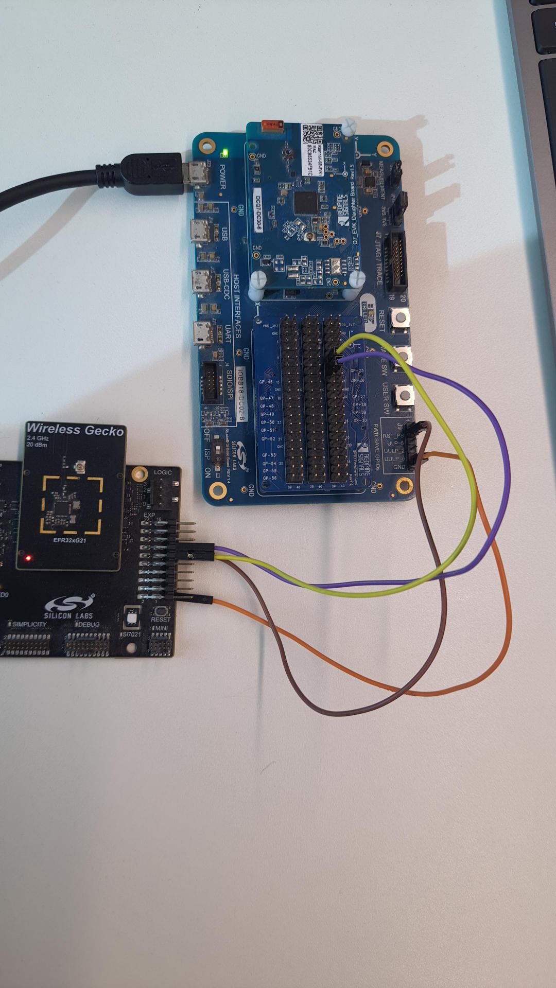 Setup Diagram for HTTP Client Example with UART interface