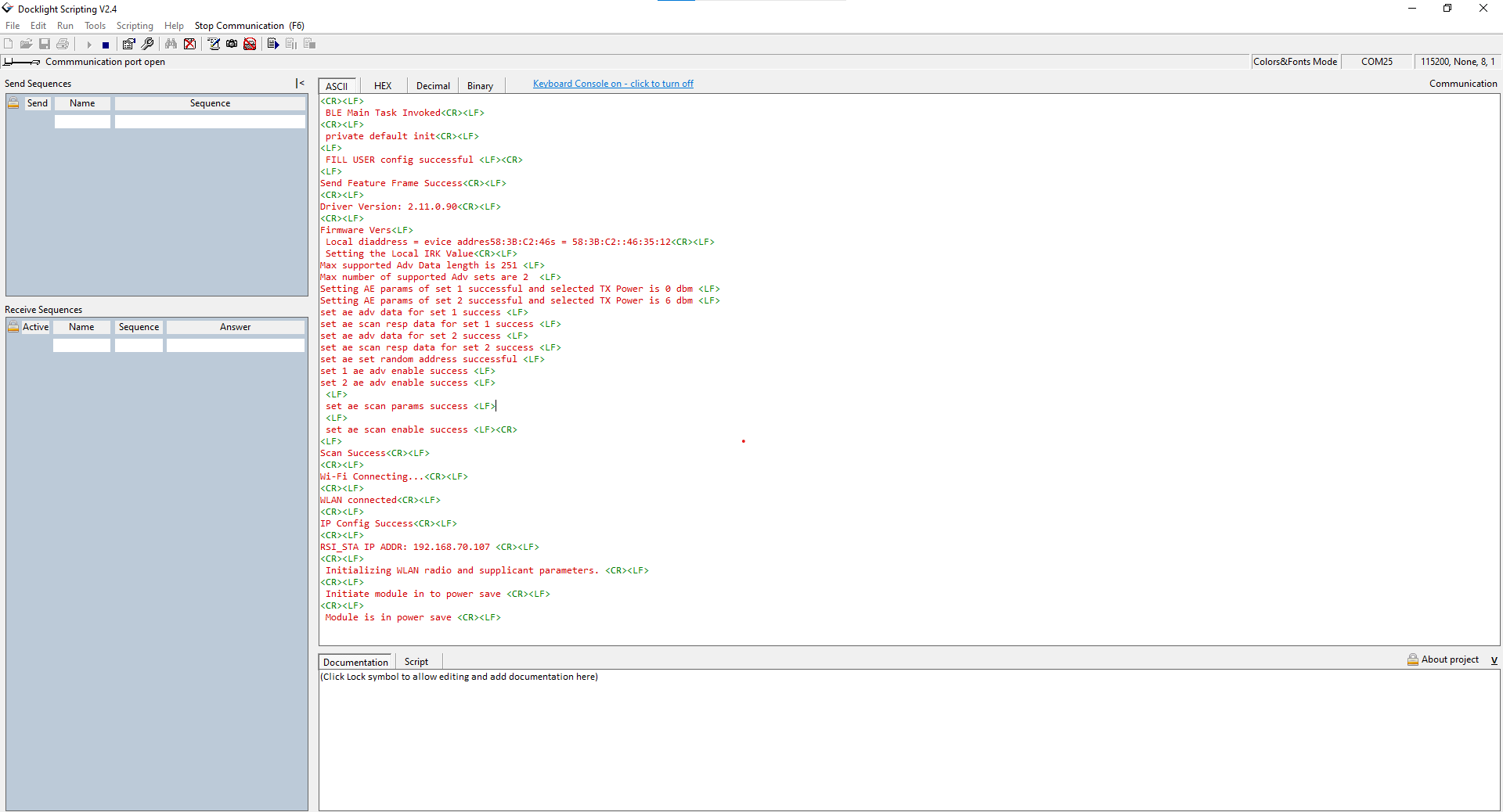 Wlan Ble Ae Coex Host Logs