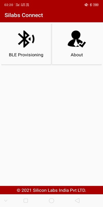 BLE Provisioning