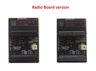 Figure: EFR Radio Boards