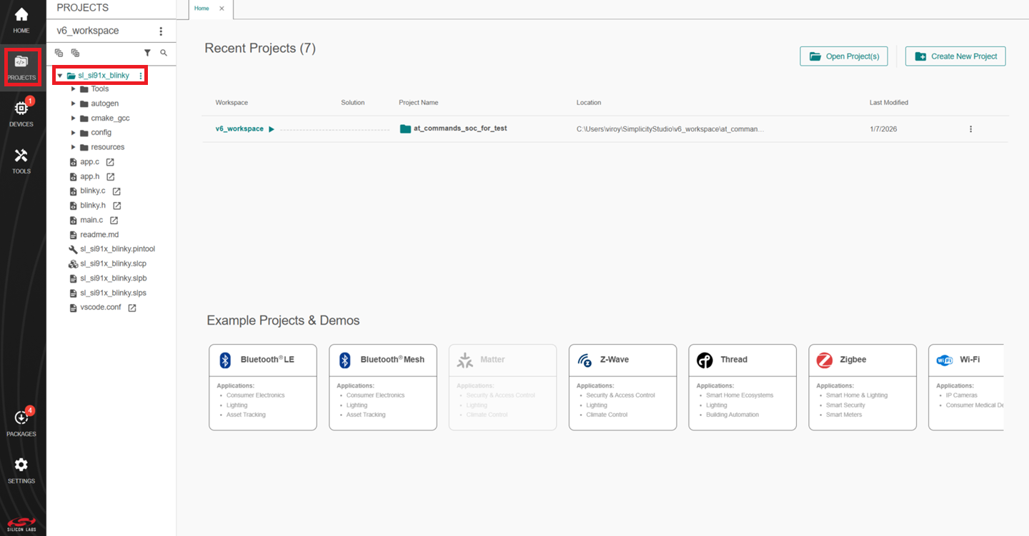 Configure an application