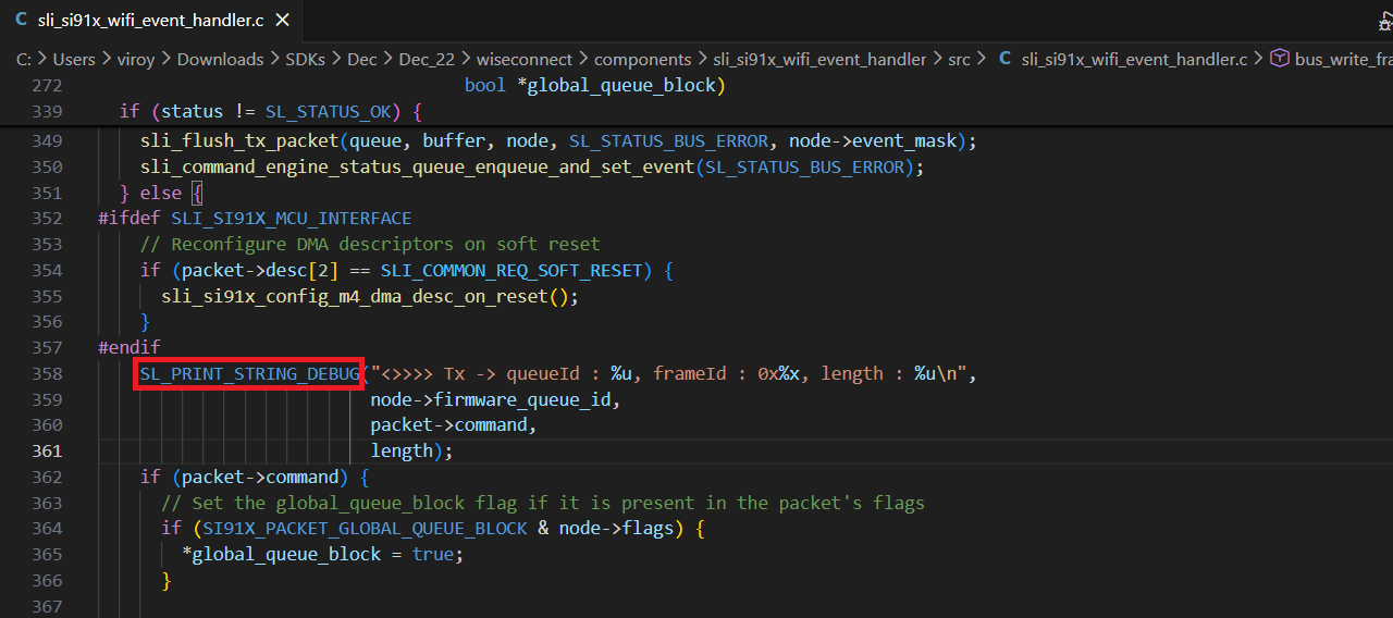 Enable inter-processor tx logs