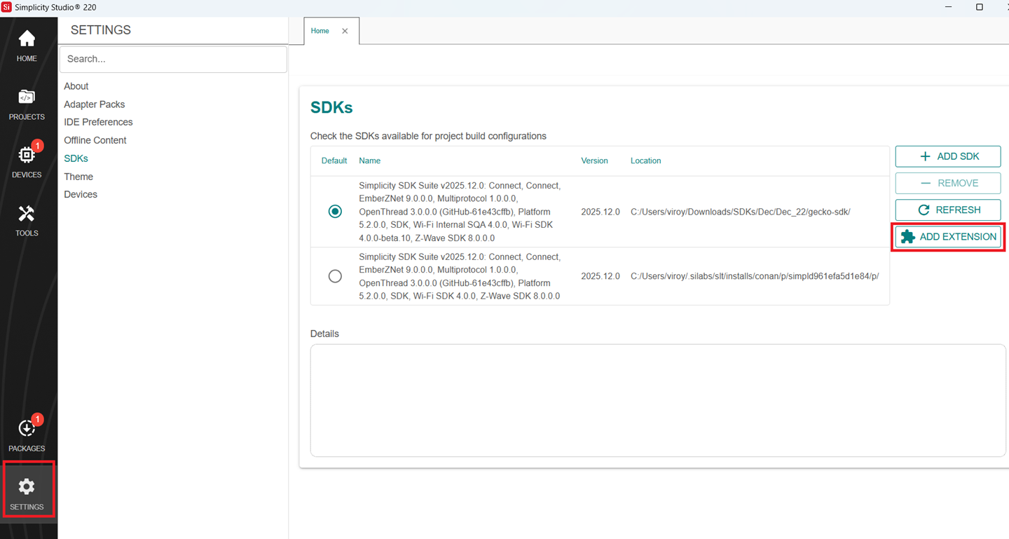 Manage Installed Packages