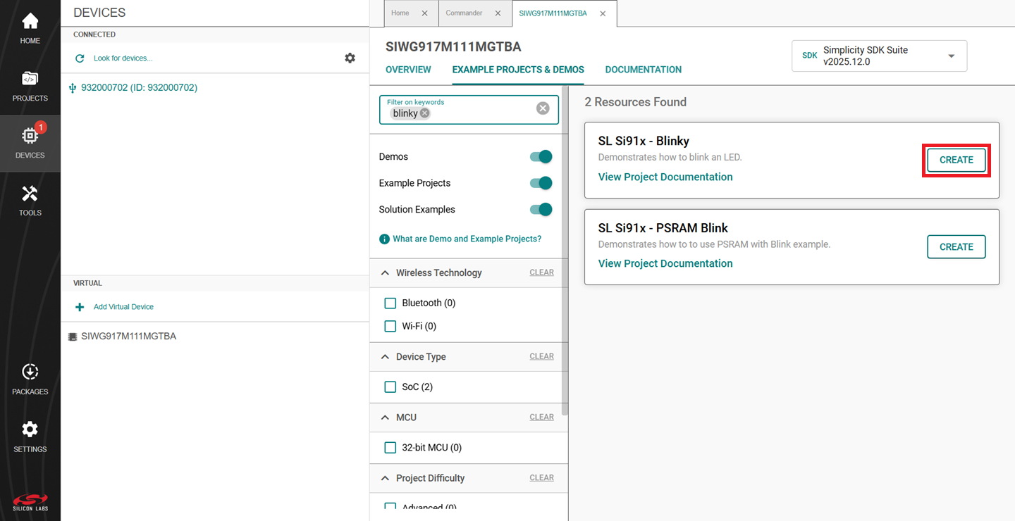 OPN Create Example