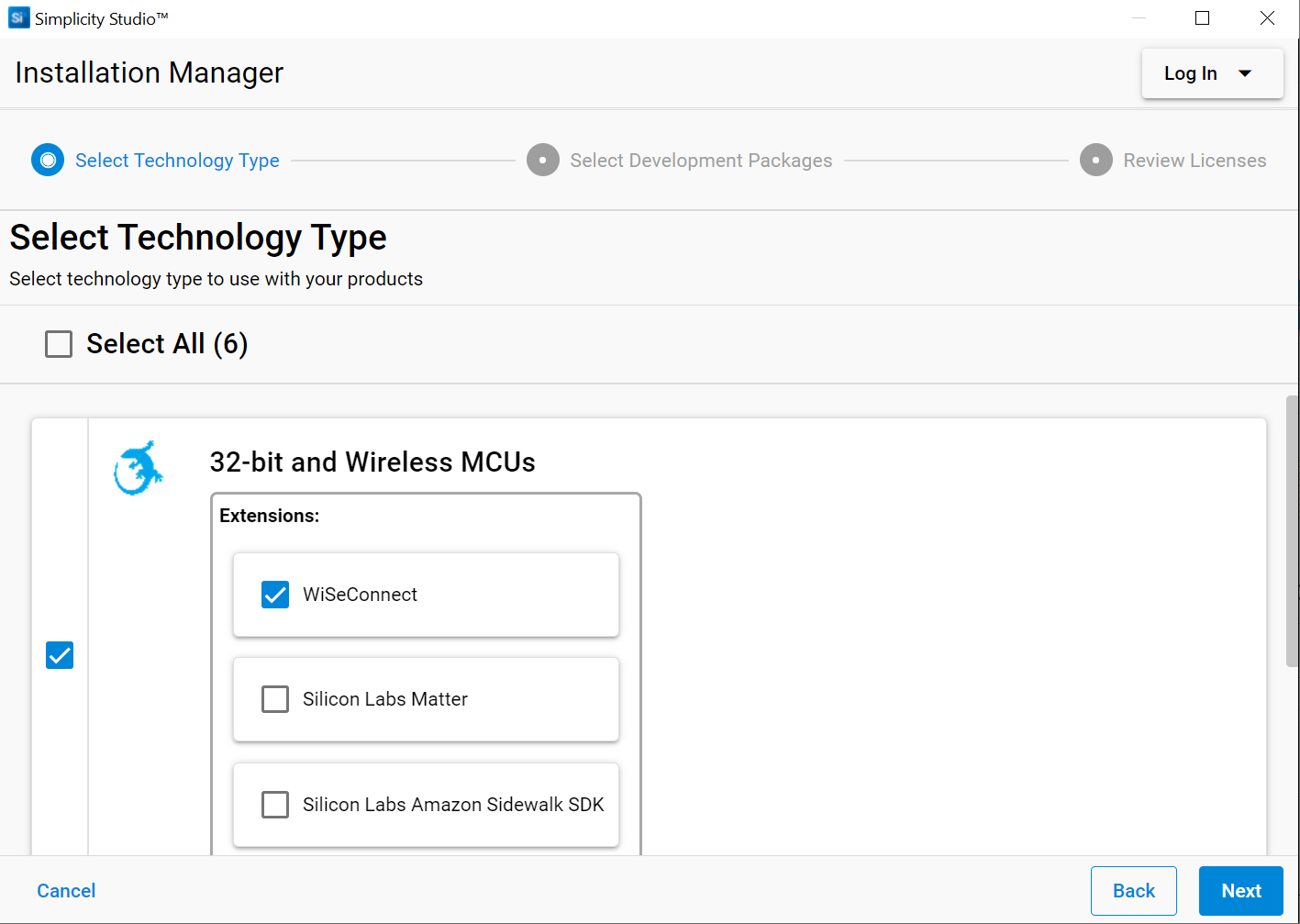 Select Development Packages