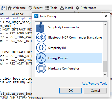 Energy Profiler Demo