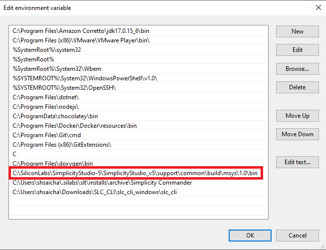 Path System Varaible for make access