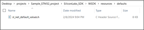 Required files and folders from SDK v3.x