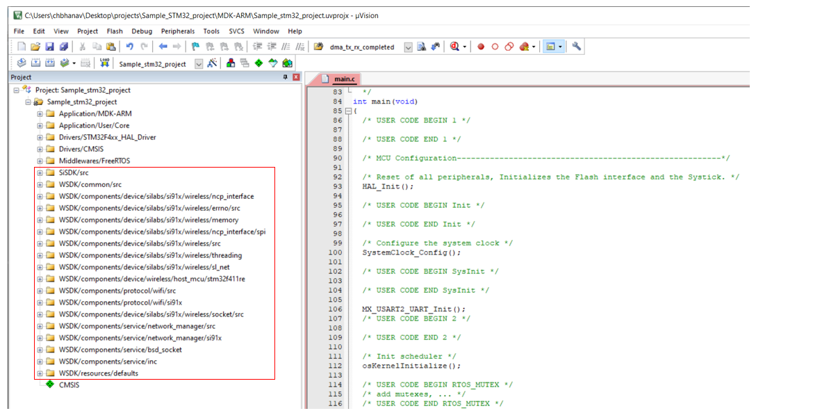 Required files and folders from SDK v3.x