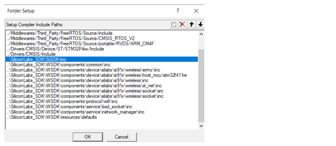 Required header files from SDK v3.x