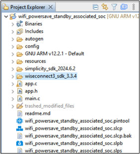 Project folders