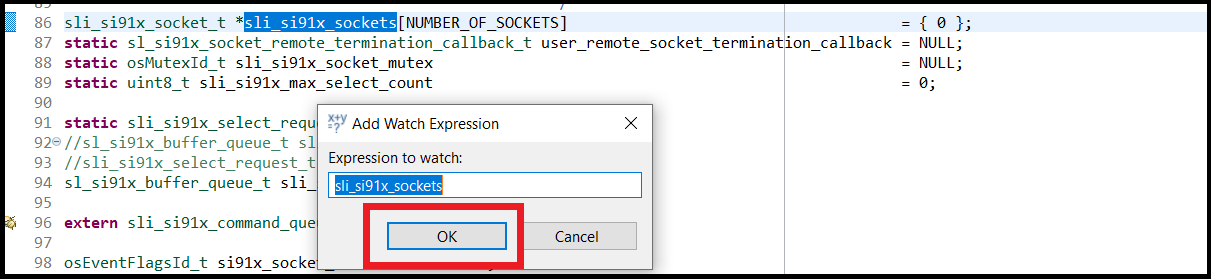 Monitor sockets
