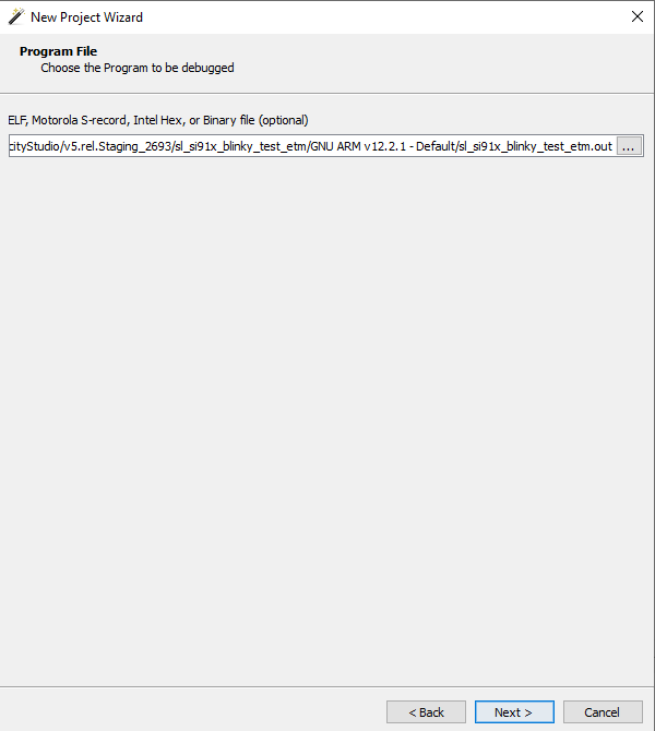 Configuration and Execution of the Application