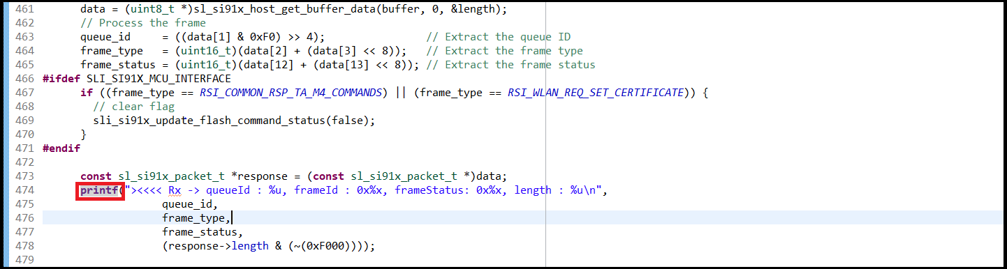 Monitor only Rx frames