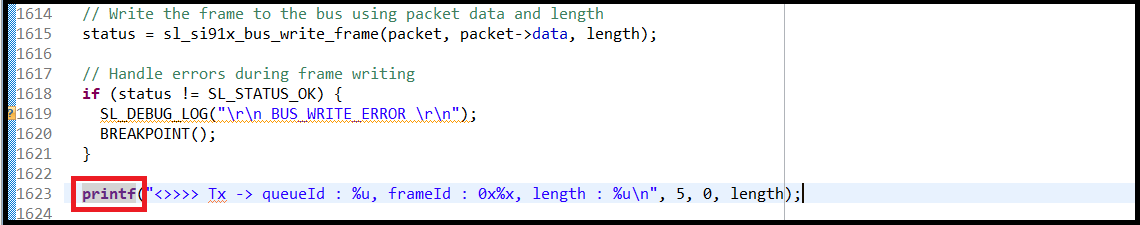 Monitor only Tx data frames