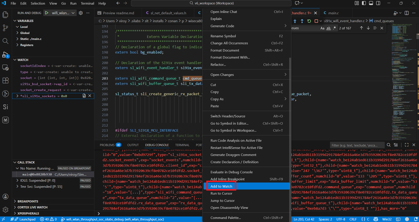 Monitor Internal Queues