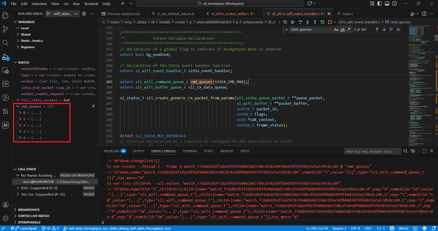 Monitor Internal Queues