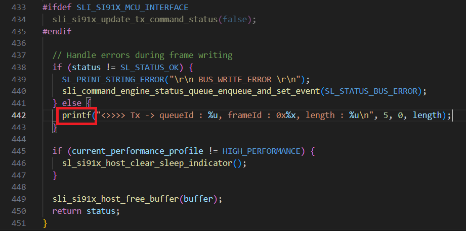 Monitor only Tx data frames