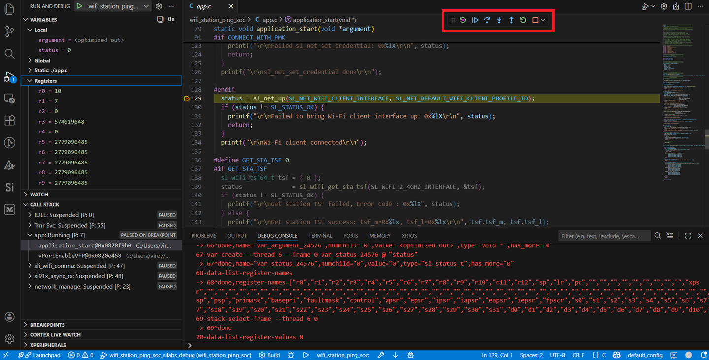 Debug Options