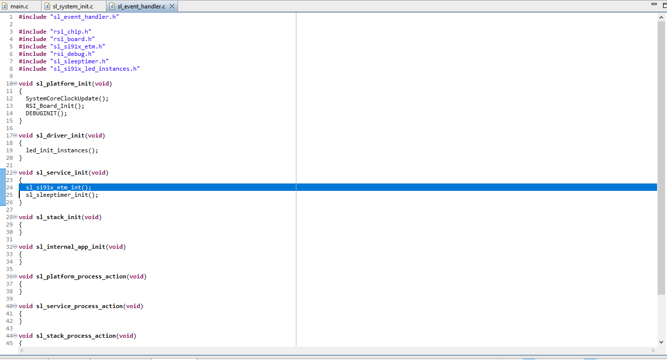 Configuration and Execution of the Application