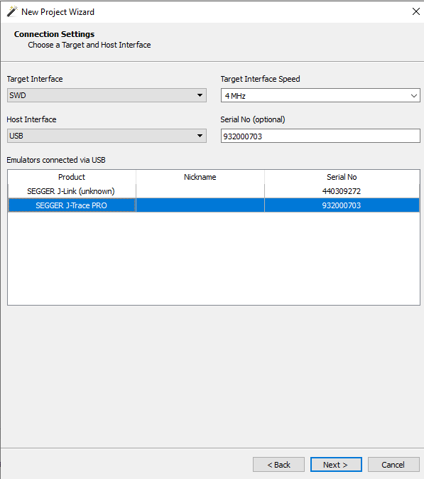 Configuration and Execution of the Application