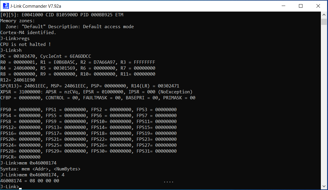 Monitor CPU current states