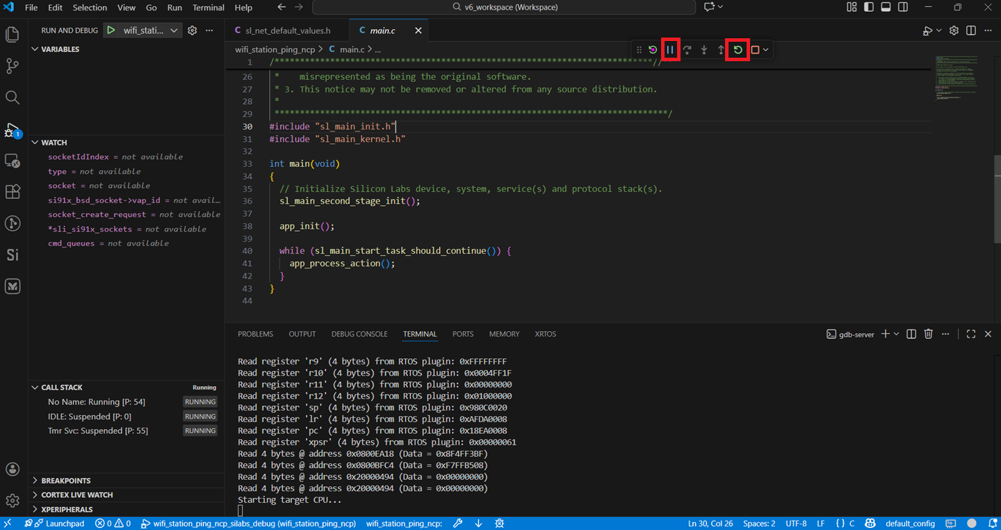 Reset Debug