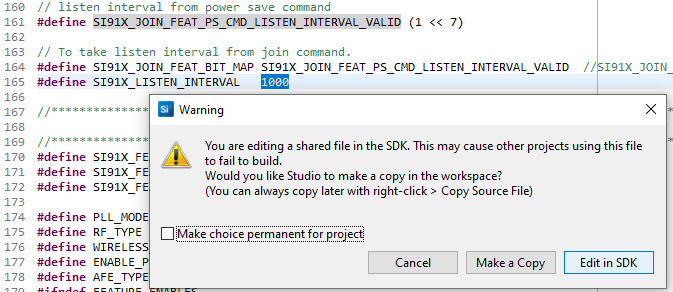 Copy File or Edit in SDK