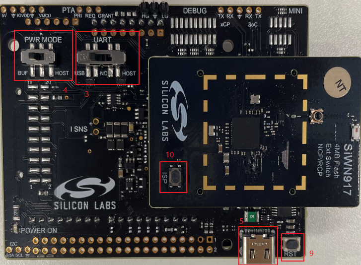 SiWx917 NCP firmware upgrade mode