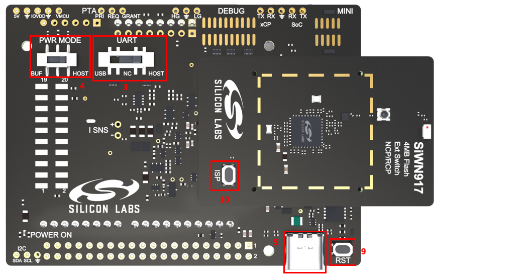 SiWx917 NCP firmware update mode