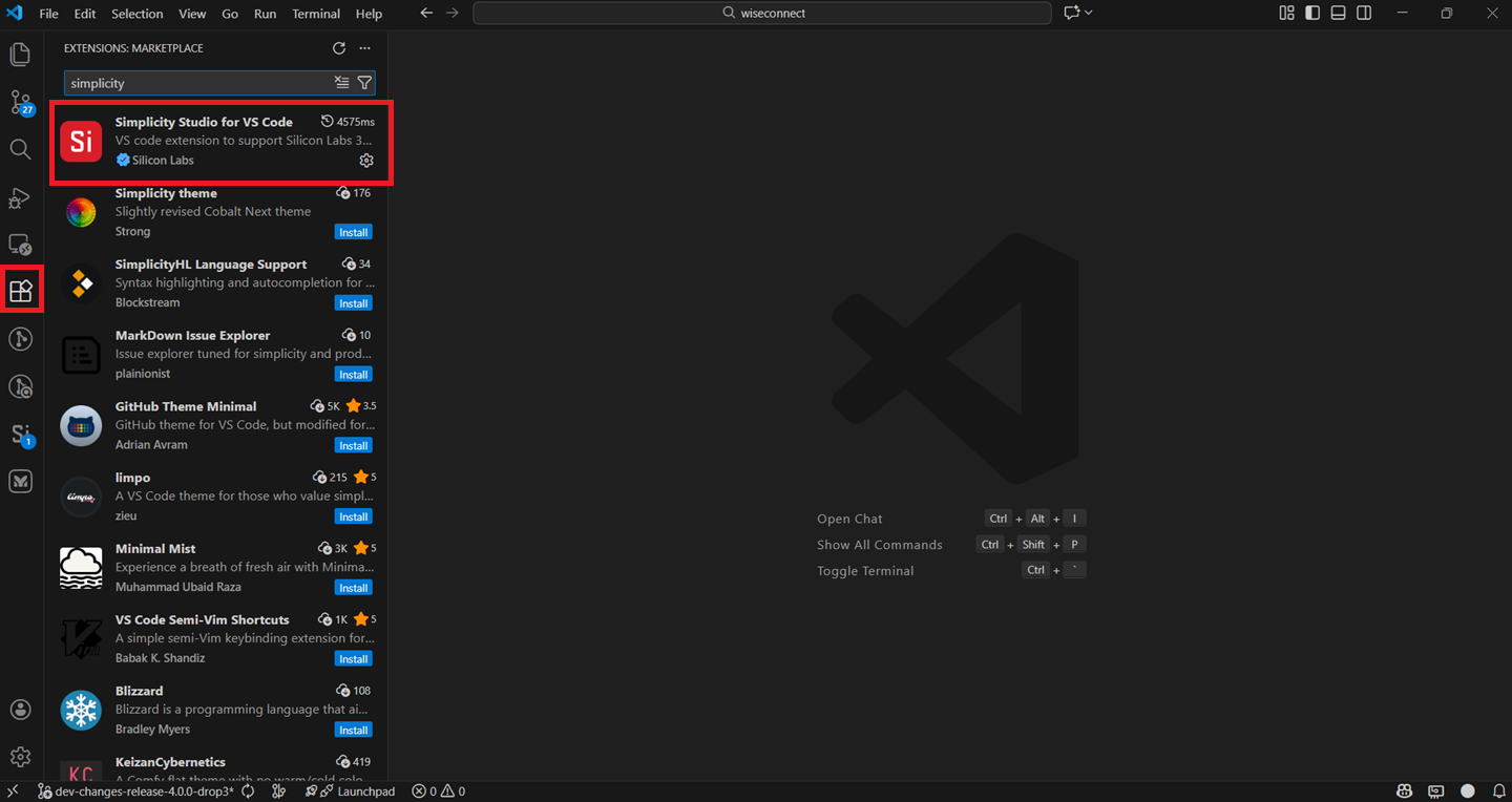 Search VS Code Extension